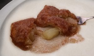 Apple dumpling baked in Sprite